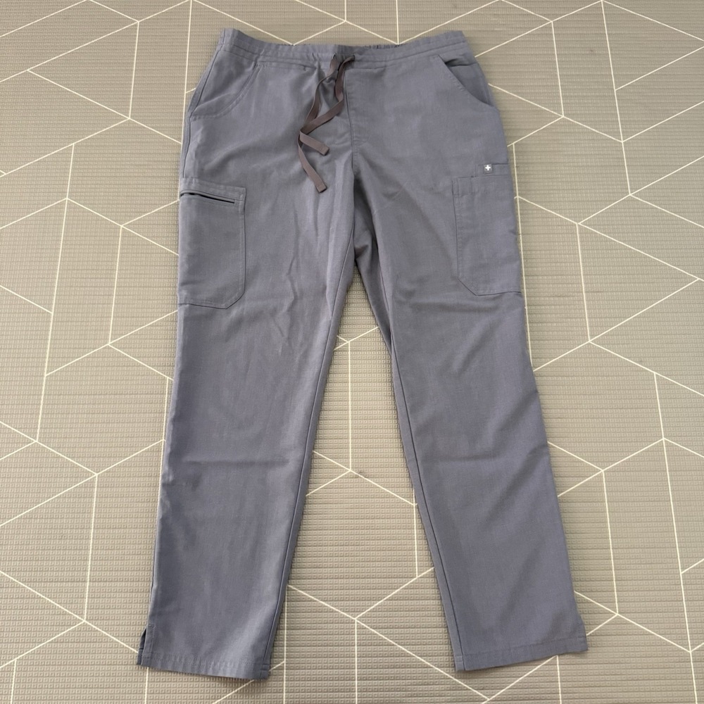 Figs Gray Skinny Scrub Pants